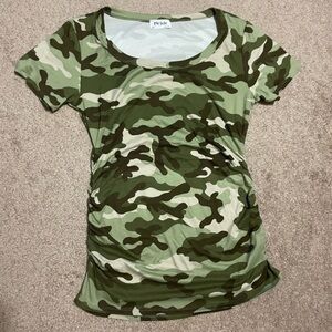 Love‎ Sadie Green Army Top Size Small